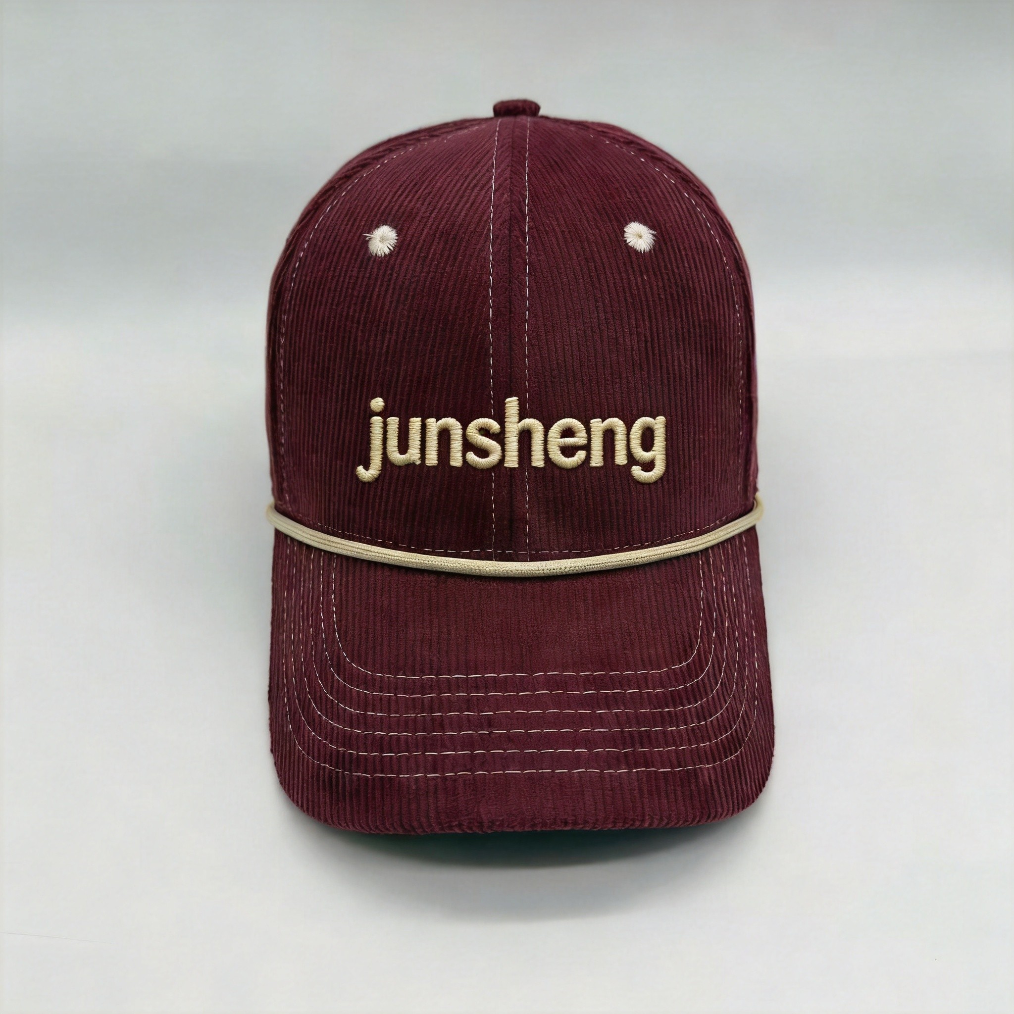 Corduroy Baseball Cap - Front View
